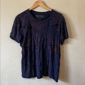 Raw Yarn Bleeched Dye Blouse Zipper Detail
